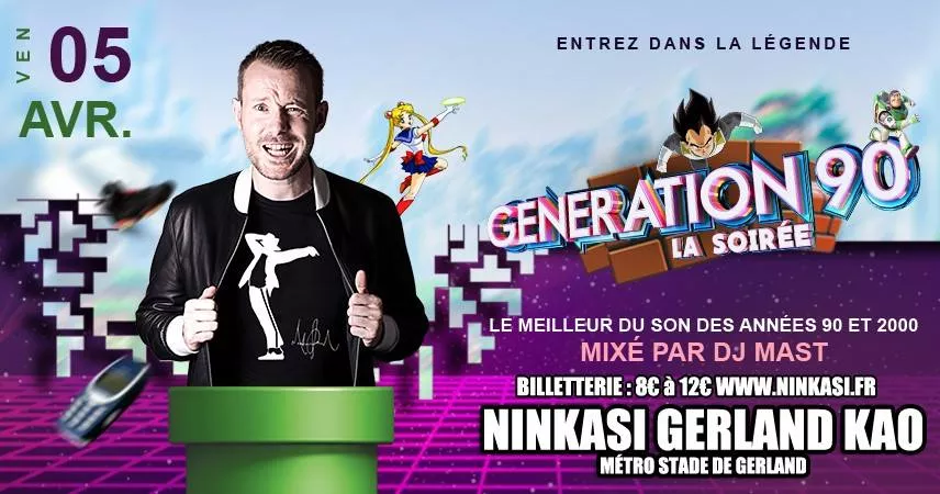 DJ Mast débarque au Ninkasi Gerland pour sa tournée "Génération 90" !