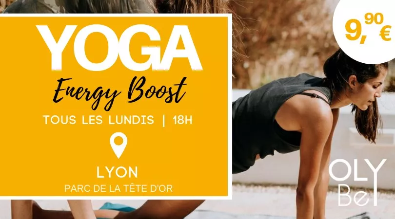 LUNDI : Yoga Energy Boost au Parc de la Tête d'Or tous les lundis