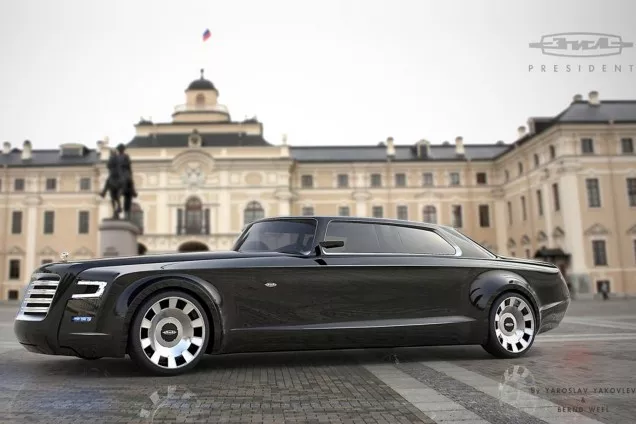 AUTO : Zil President, future voiture de Vladimir Poutine