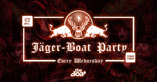 Jäger Boat Party - Free Entrance