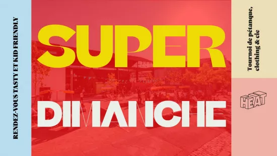 Super Dimanche au Heat à Confluence avec tournoi de pétanque, clothing et food !