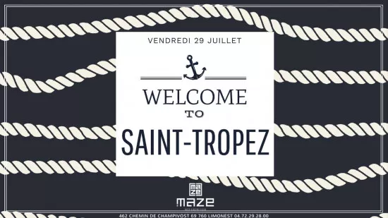 The Maze organise une soirée Saint-Tropez