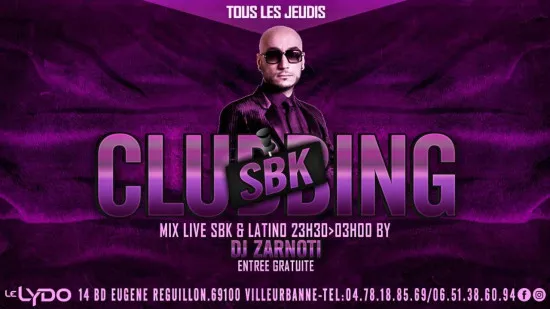 Le Lydo dancing à Villeurbanne organise une soirée clubbing