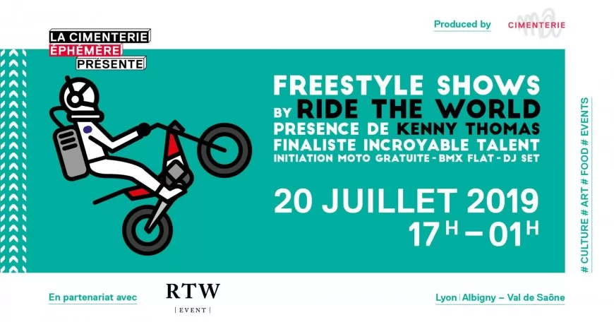 SAMEDI : Freestyle Shows by Ride The World à La Cimenterie