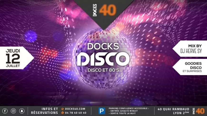 Disco fever au DOCKS 40