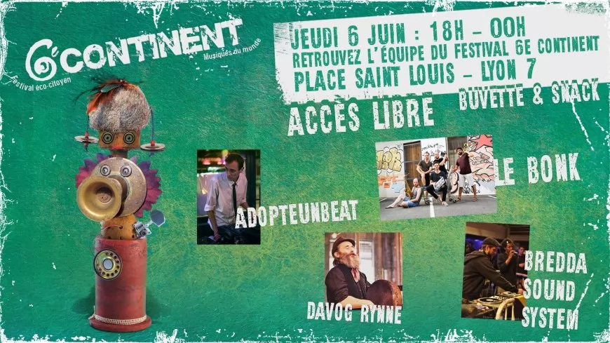 6e Continent Festival : TOUS à la Place Saint-Louis
