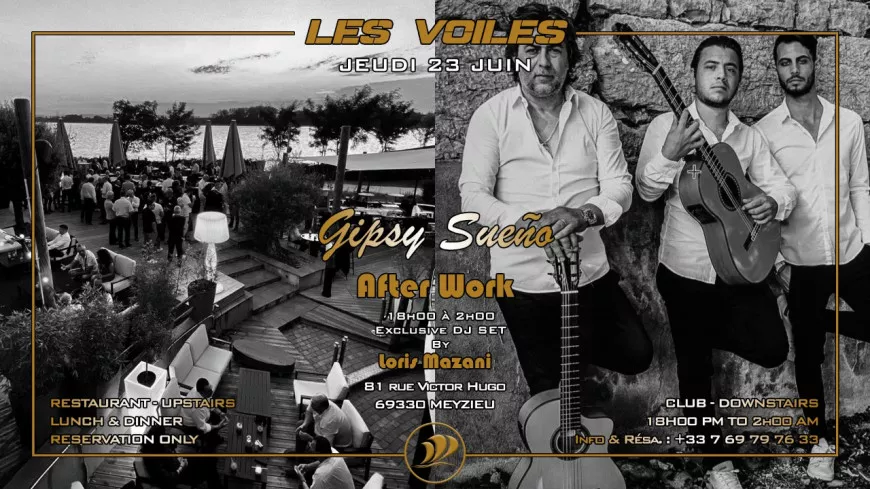 Les Voiles du Grand Large invitent Gipsy Sueno pour leur afterwork du jeudi