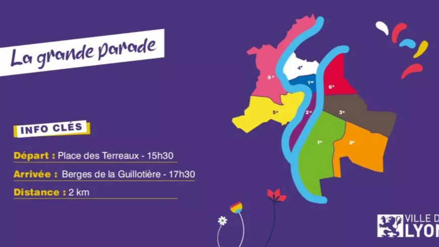 La parade aux 9 couleurs du Festival entre Rhône et Saône aura lieu ce samedi