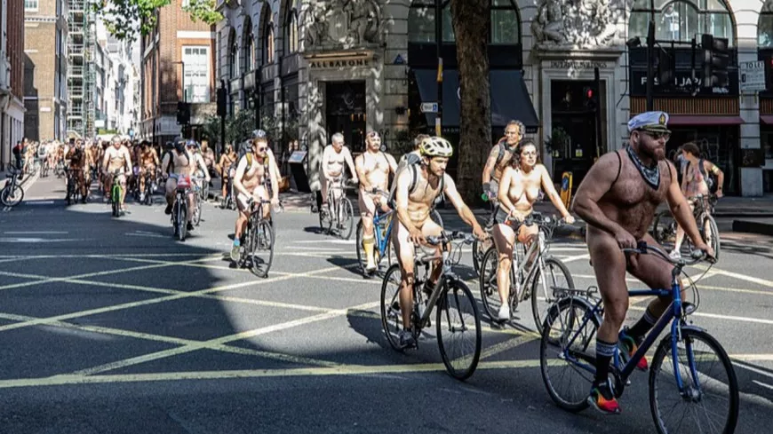 Une course de vélo nudiste va faire étape à Lyon ce week-end