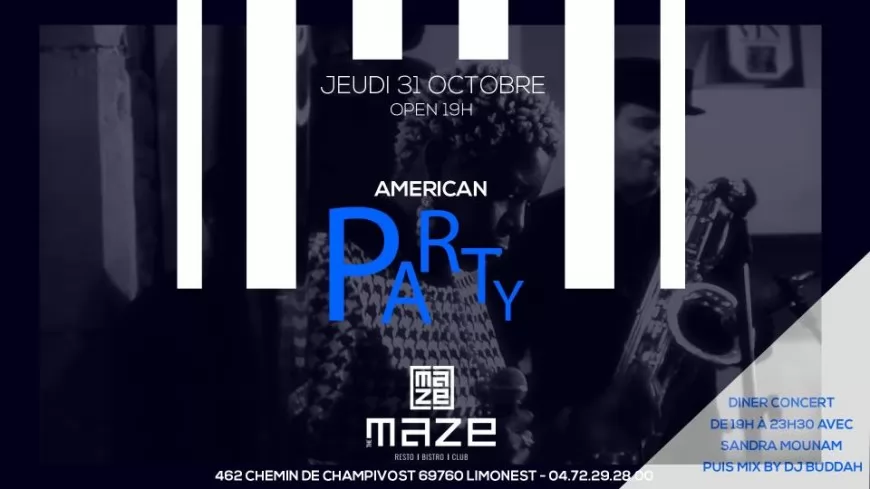 American PARTY : Diner Concert at The Maze
