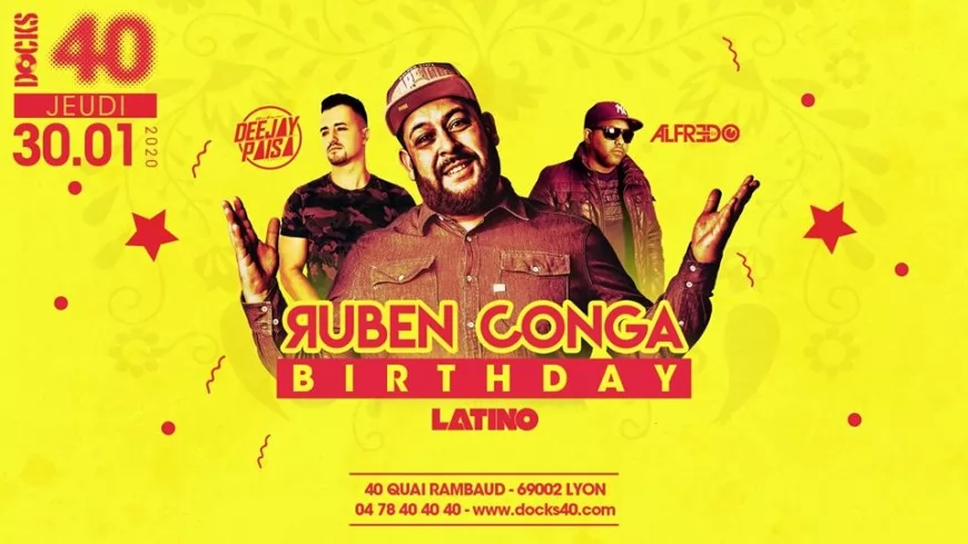 Latino - Ruben Conga Birthday au DOCKS 40