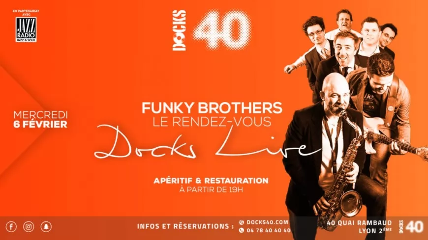 The Funky Brother's en live au DOCKS 40