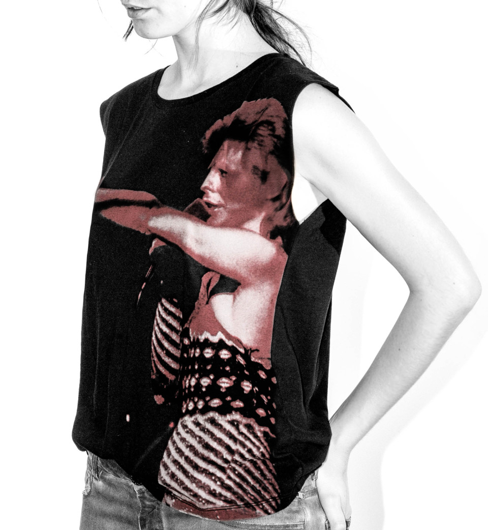 Maje : une collection capsule à l’effigie de David Bowie