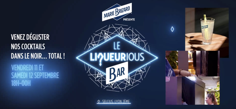Liqueurious Bar - Dégustation de cocktails dans le noir au Selcius