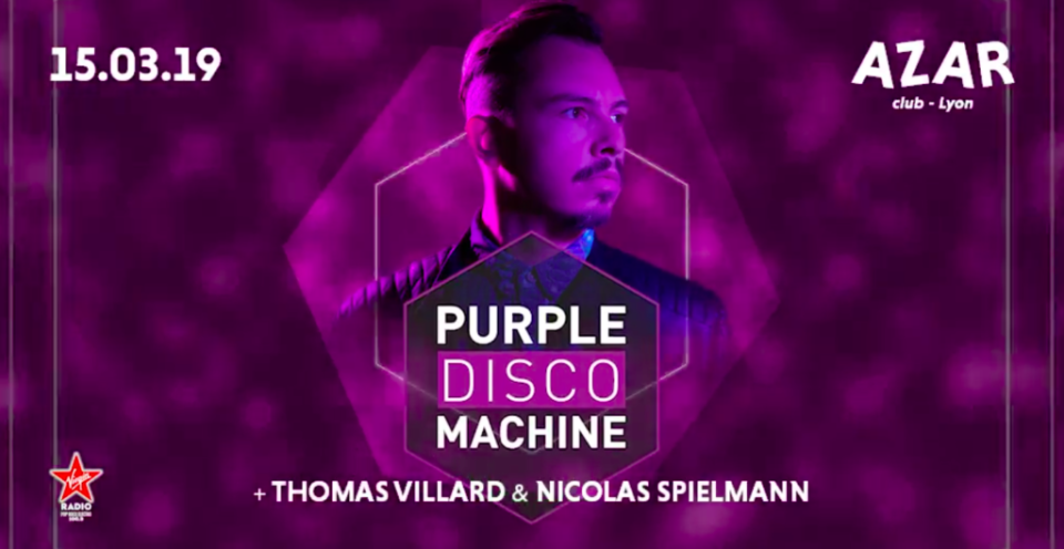 Purple Disco Machine  au Azar Club !