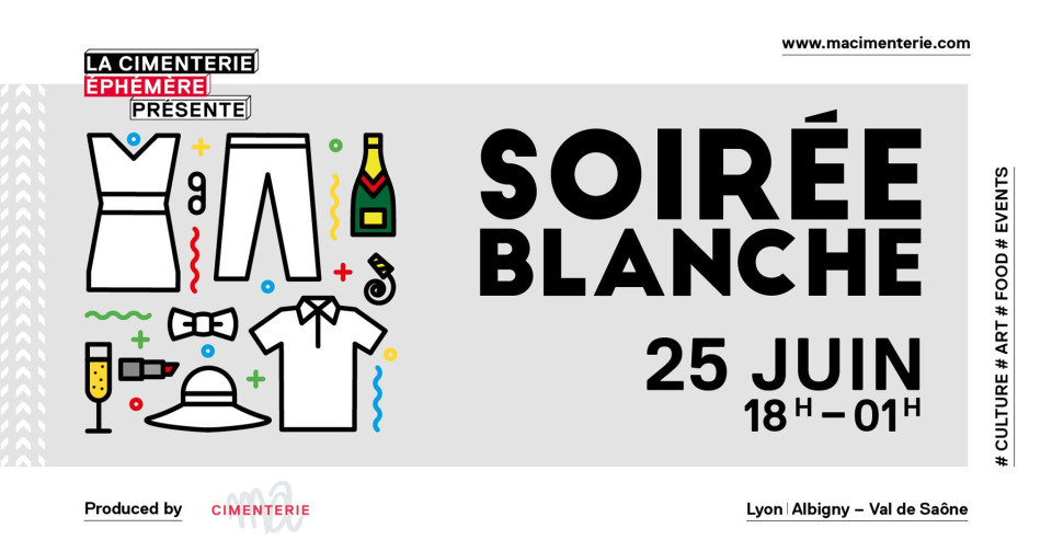 Soirée Blanche ce soir à la Cimenterie