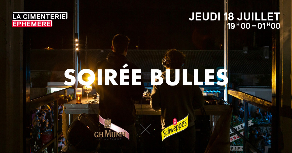 JEUDI : Soirée Bulles à la Cimenterie