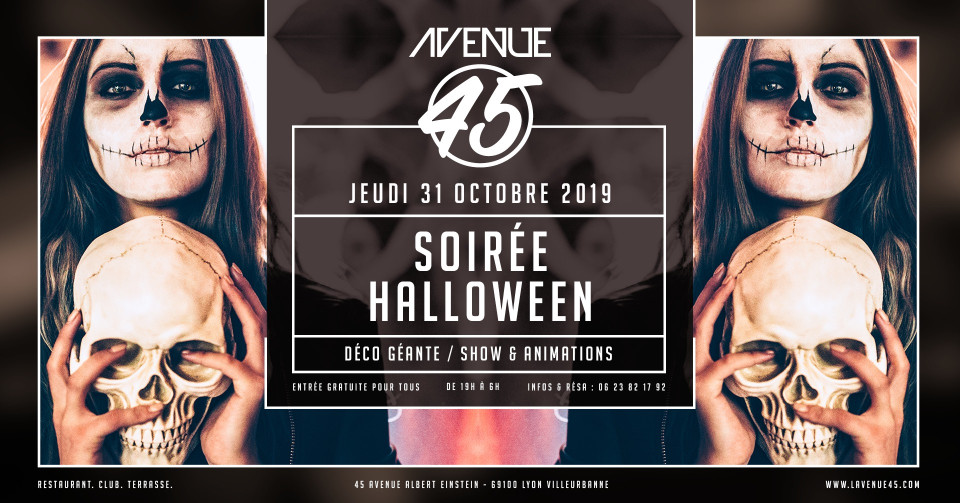 Soirée Halloween à l'Avenue 45