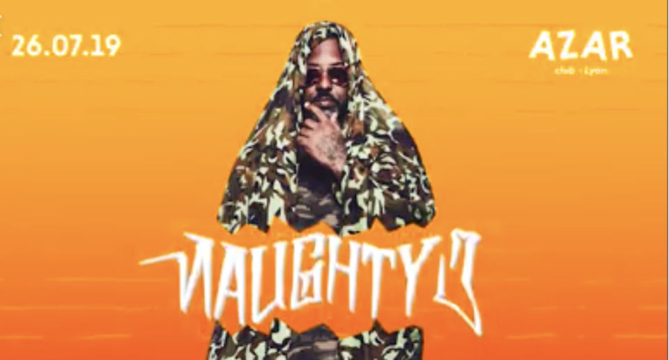 VENDREDI : Naughty J au Azar Club