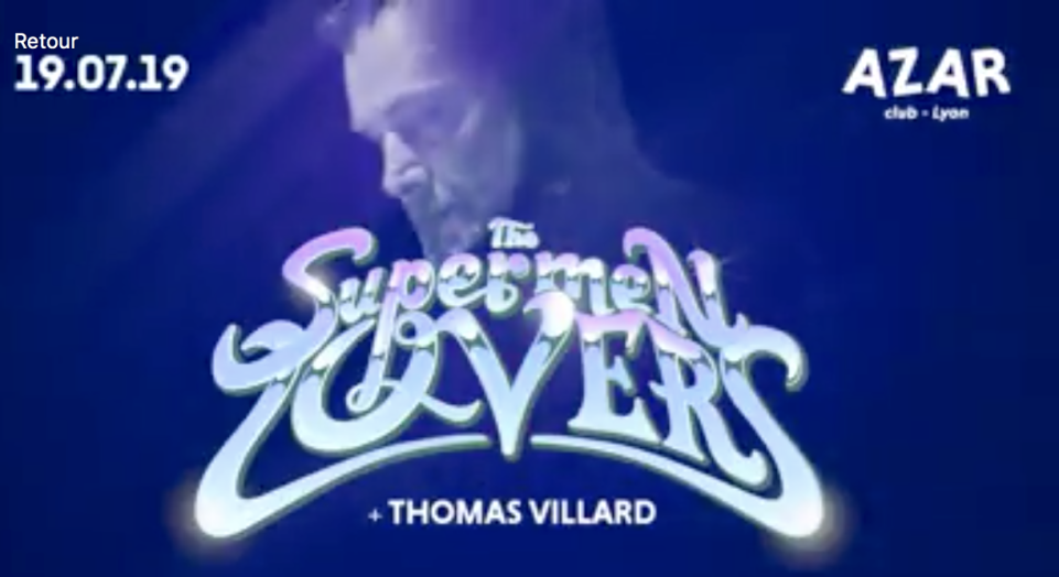 VENDREDI : The Supermen Lovers au Azar Club