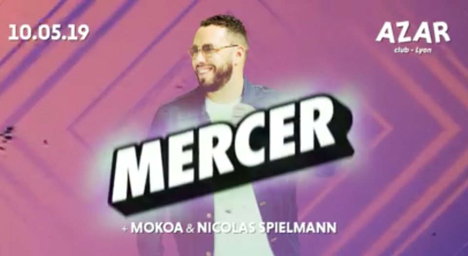 Ce soir au Azar Club ne ratez pas le célèbre Dj Mercer !