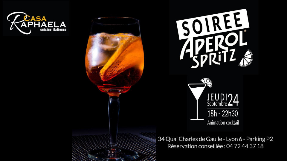 Soirée Apérol® Spritz au Casa Raphaela - Cité Internationale