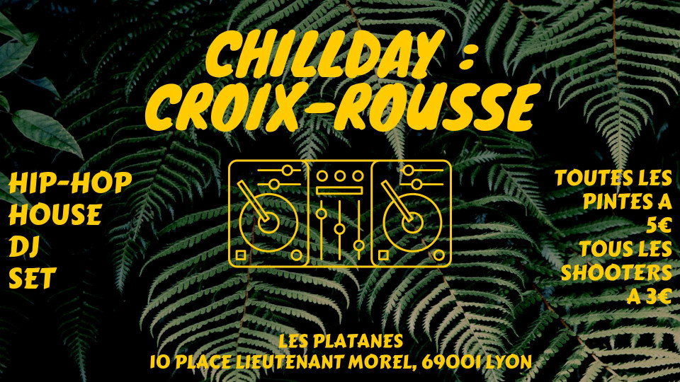 Amateurs et fans de hip hop and Groovy house rendez vous à la Chillday