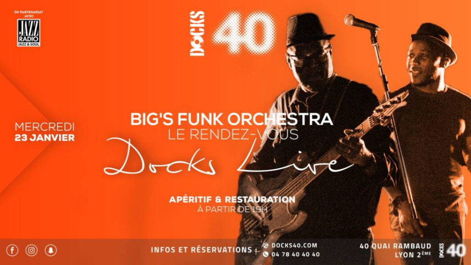 Big's Funk Orchestra en live au DOCKS 40