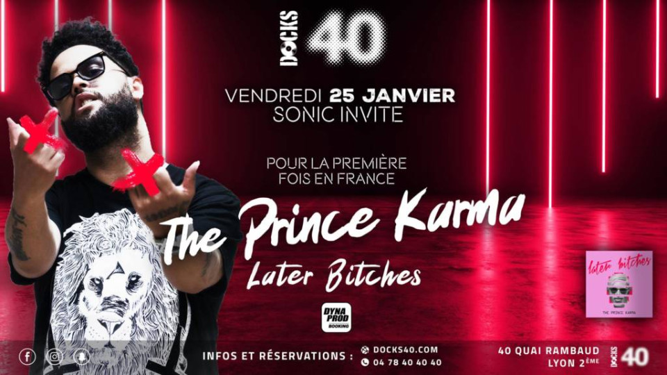 The Prince Karma pour la première fois en France au DOCKS 40