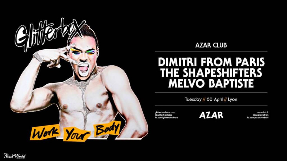 GLITTERBOX : la célèbre soirée Disco House débarque au Azar Club !