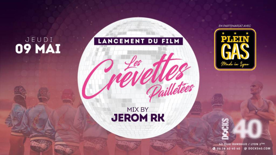 Disco Party au Docks 40 spéciale "Les crevettes pailletées"  !