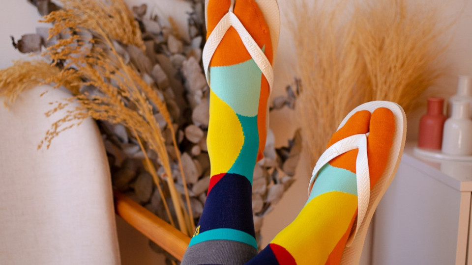 Grâce à ces chaussettes, vous pouvez porter vos tongs même en hiver