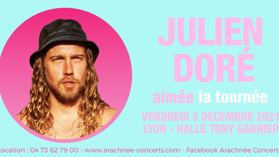 Julien Doré sera en concert à Lyon en décembre 2021