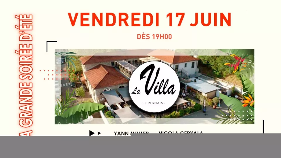 La Villa- 1838 à Brignais organise sa grande soirée d'été