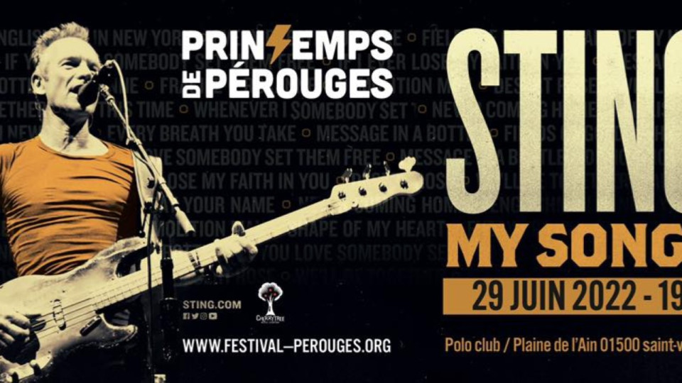 Sting se produira au Printemps de P&eacute;rouges ce soir