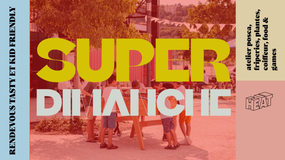 Le Super Dimanche du Heat Lyon : friperies, plantes, coiffeur, food & games