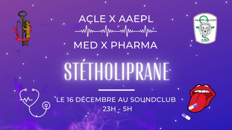 Les étudiants en médecine préparent la soirée Stétholiprane (16/12/22)