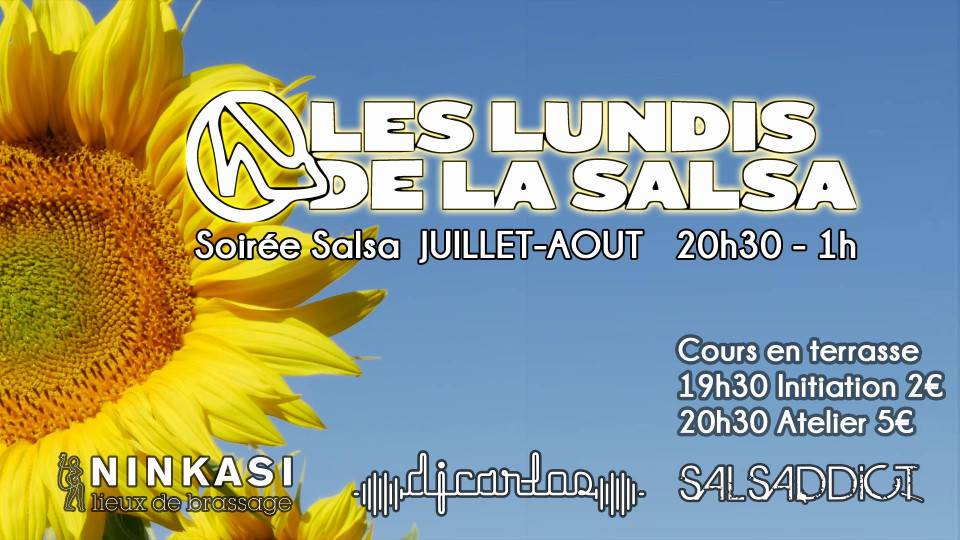 LUNDI : Salsa Ninkasi Juillet et Août au Ninkasi Gerland