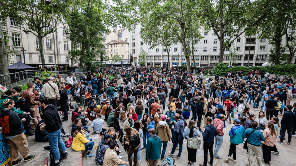 Les Nuits Sonores prennent possession de la place Guichard