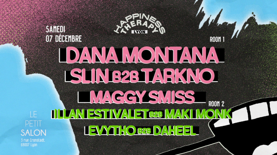 Line-up XXL pour le retour d'Happiness Therapy au Petit Salon !