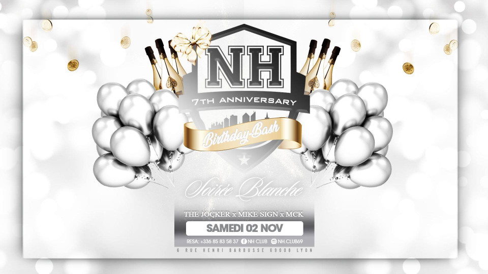 Le NH Club fête ses 7 ans avec une soirée blanche prestige