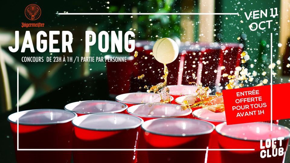 Jager Pong au Loft Club