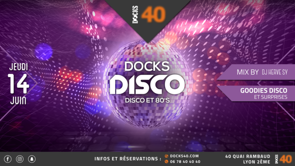 Disco Docks : Disco et 80's