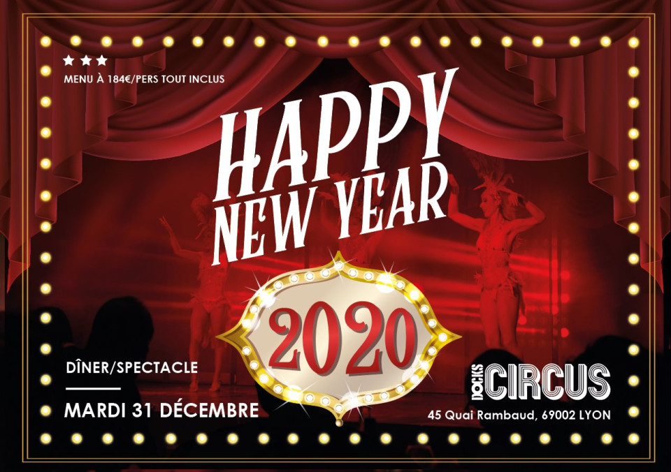 Réveillon 2020 au DOCKS CIRCUS