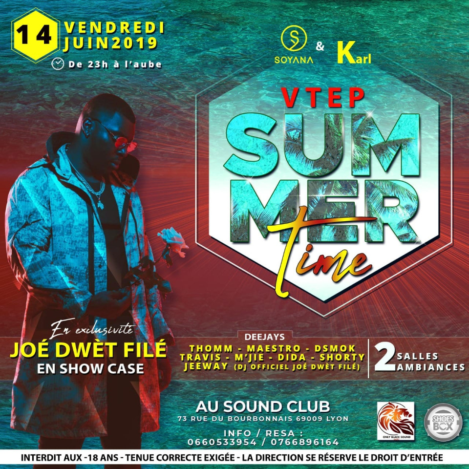 Vendredi : Joe Dwet Filé en Showcase au Sound Club