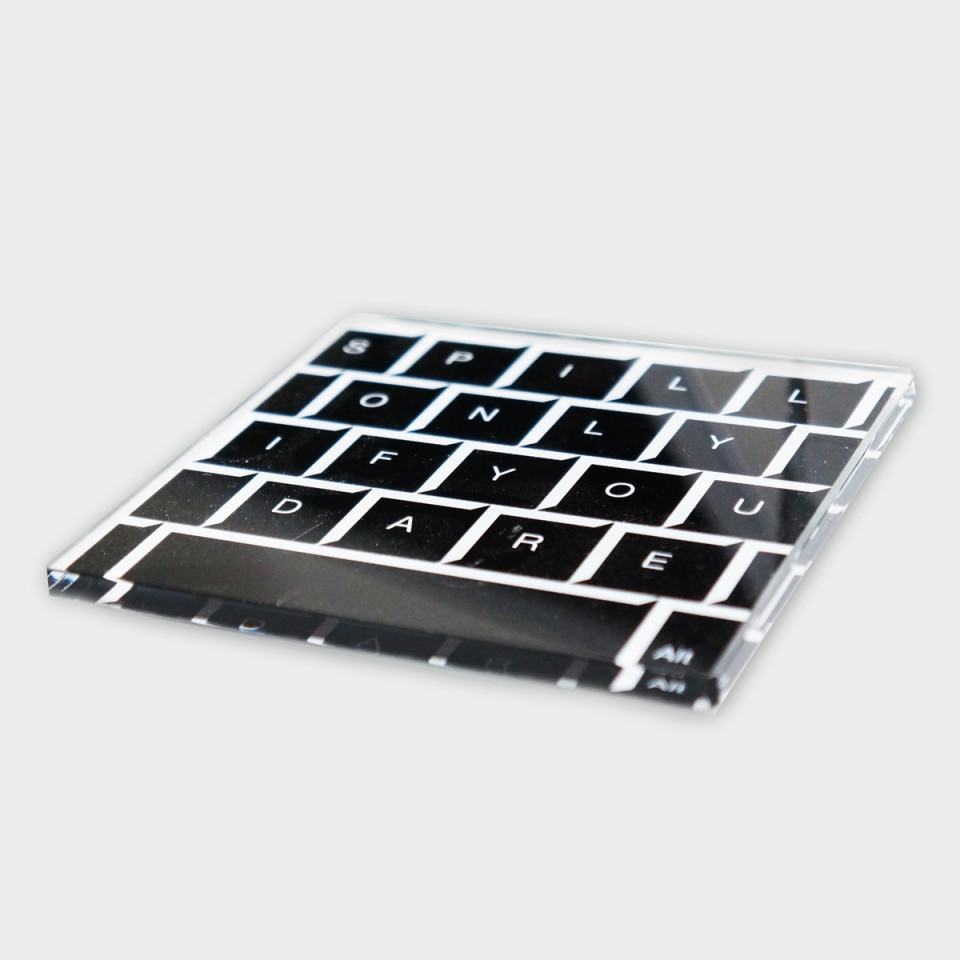 Dessous de Verre - Keyboard Noir Mollaspace