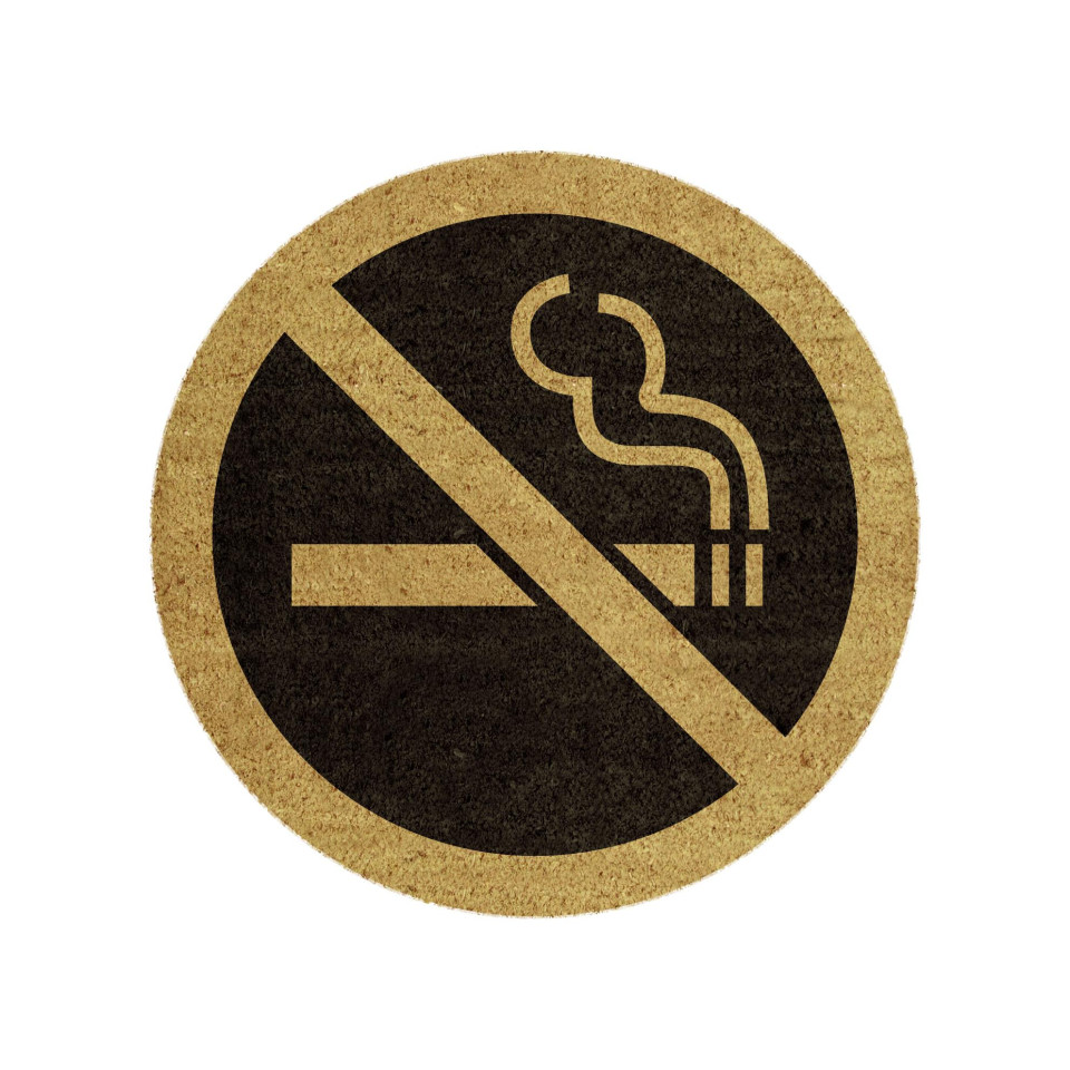 Paillasson Rond Smoke signal